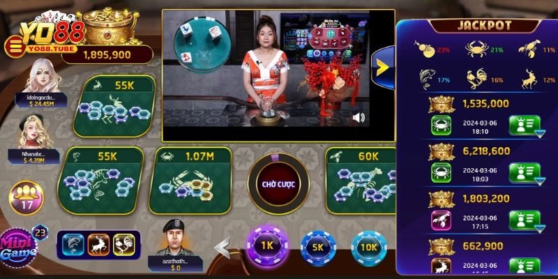 Bầu Cua Livestream: Sảnh Chơi Đen Đỏ Cực Hấp Dẫn
